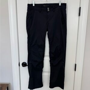 Prana Halle Pants - black, women’s size 8 short 30” inseam